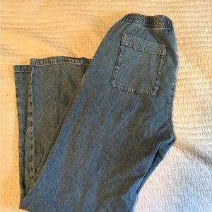 Hatch Ellie Drapey Denim Pant, worn twice